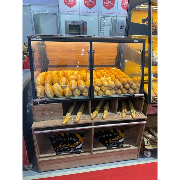 Expositor Vitrine de Pães