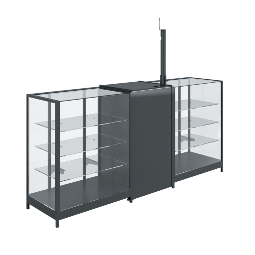 Balcão Vitrine Com Terminal De Consulta